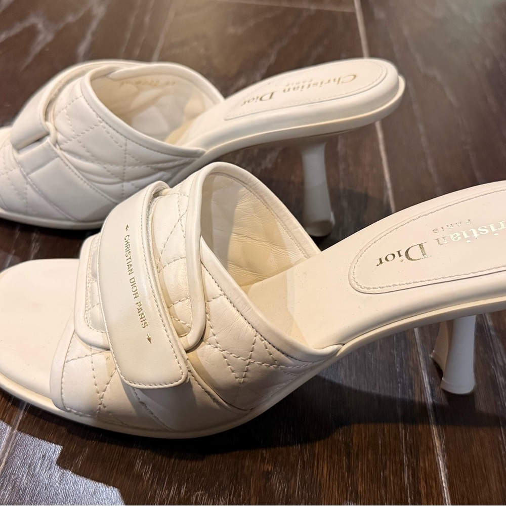 Christian Dior Diorevolution Cannage Quilted Heels